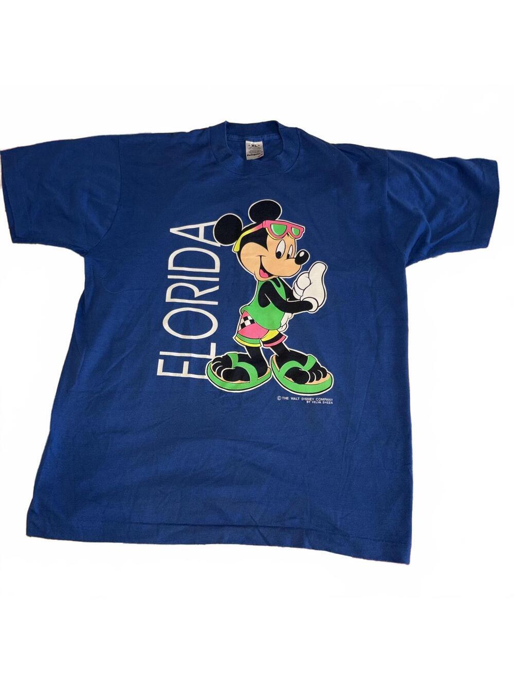 Vintage Minnie Walt Disney XL Swingster Florida Mickey Mouse T-Shirt Unisex Y2K